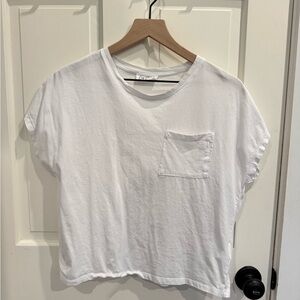 Casual White Pocket Tee